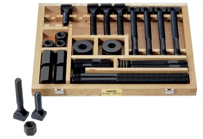 Image de Kit de vis de serrage AMF n° 6520 M10x10 pour rainures en T - 82982
