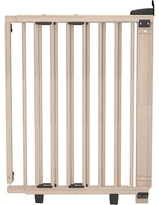 Image de Geuther Barrière de porte pivotante en bois non traité