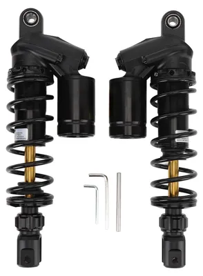 Obrázek produktu pro 310 mm motocyklový tlumič, hliníková slitina, vylepšená stabilita, pružinový tlumič, tlumič pro Nmax 125 155, černý