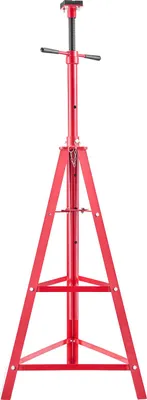 Obrázok produktu pre SucceBuy Podporný stojan 2 t, výškovo nastaviteľný (120–215 cm / 4 stupne), zdvihák z robustnej uhlíkovej ocele, trojnožkový stojan pre komponenty vozidiel a opravy áut