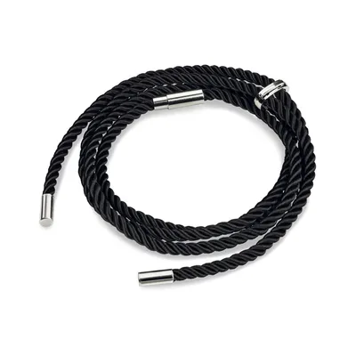 Produktbild von ARTWIZZ HangOn Band - Umhängeband für HangOn Case, Handyketten & Hüllen mit Schlaufen - Verstellbares Ersatzband, 150 cm Länge - Silky Black