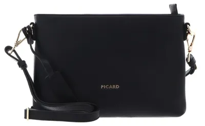 Productafbeelding van PICARD Leer schoudertas Java Crossbody Bag Black zwart