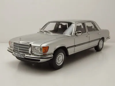 Produktbild von Mercedes 450 SEL 6.9 S-Klasse W116 1976 silber Modellauto 1:18 Norev