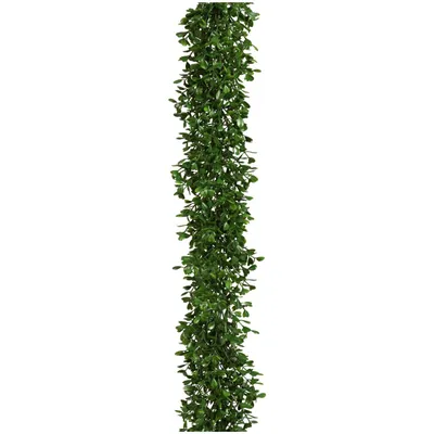 Produktbild von CREATIV green Buchsbaumgirlande künstlich 150cm, künstliche Ranken mit naturgetreuen Blättern
