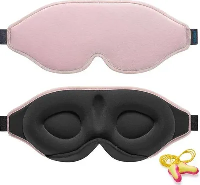 Productafbeelding van Famanu slaapmasker, 100% lichtdicht - roze
