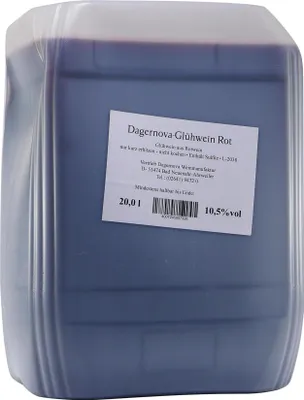 Produktbild von Dagernova Glühwein Rot 20L