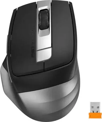 Zdjęcie produktu dla A4Tech Fstyler FB35CS, Po prawej stronie, Optyczny, RF Wireless + Bluetooth, 2000 DPI, Szary, Biały
