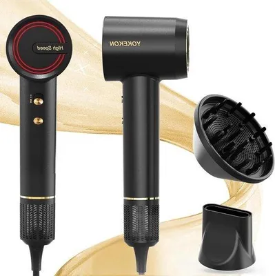 Imagen del producto de Secador de pelo de secado rápido de 1600W para rizos, con difusor, color