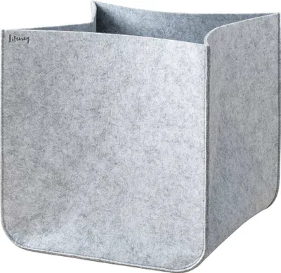 Produktbild von Lifeney Aufbewahrungsbox Größe M  Schrank Organizer aus der Serie Organize your closet  Für Stauraum & Ordnung im Kleiderschrank  33 x 33 x 33 cm, Material: Filz, Farbe: Grau