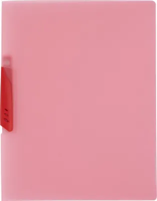 Produktbild von D.RECT 4420 12 Stück Klemmmappen | Schnellhefter mit Clip A4 Rot
