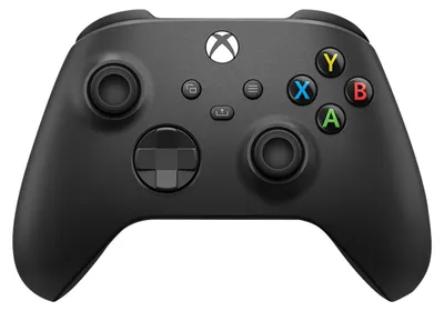 Produktbild von Microsoft Xbox Wireless Controller Black, Gamepad, Xbox One, Xbox One S, Xbox One X, Schaltfläche Zurück, D-Pad, Menü-Taste, Modus-Taste, Schaltfläche Optionen, Schaltfläche..., Analog / Digital, Verkabelt & Kabellos, Bluetooth/USB