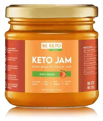 Produktbild von BeKeto Keto Saftige Pfirsich-Konfitüre 200g