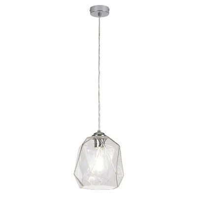Produktbild von Rabalux 72012 Pendelleuchte 1 Spot Shivani, E27, silber, rund, Modern, ø200mm