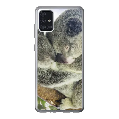 Produktbild von MuchoWow® Handyhülle Schutzhülle Hülle für Samsung Galaxy A52 5G Koalas - Plüschtier - Tiere - Kinder - Jungen - Mädchen Silikon Softcase Handy Hülle - Umschlag
