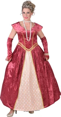 Produktbild von M217110-8-L bordeaux Damen Rokoko Kleid Kostüm Marquisin Prinzessin Gr.L=44