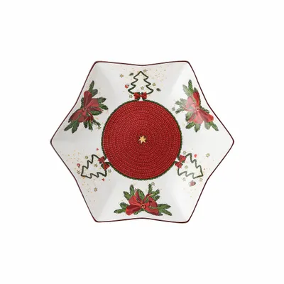 Image de Hutschenreuther Nora Weihnachtszeit Sternschale 24 cm 02048-726042-25381726042-25381 Neuheit 2021 /Abverkauf nur solange Vorrat reicht