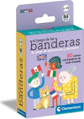 Imagen del producto de Clementoni: Juego de mesa "Las Banderas", varios colores. Talla única