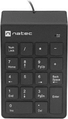 Produktbild von Natec NKL-2022 Zifferntastatur Schwarz