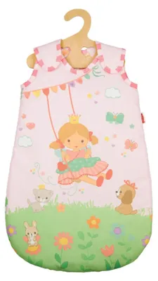 Produktbild von Heless 1593 - Puppen-Schlafsack "Prinzessin Emily", in Rosa, mit Prinzessin Emil