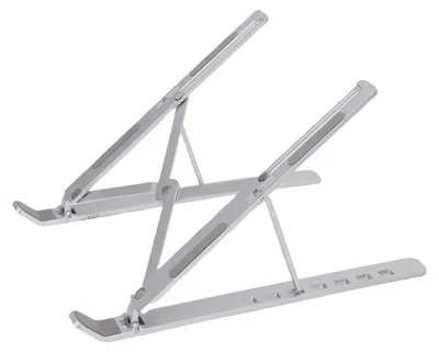 Image de Support pliable compatible avec les ordinateurs portables OS X Air Pro de moins de 15,6 pouces – Support portable en alliage d'aluminium favorisant la dissipation thermique