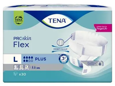 Immagine prodotto di Tampone con cintura TENA Flex, PROskin Plus L (3x30pz),