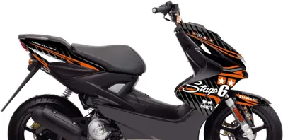 Zdjęcie produktu dla Zestaw grafik Stage6 Orange Deco dla Yamaha Aerox do 2013 r