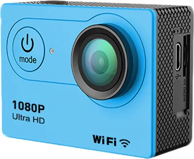 Image de Caméra de sport étanche Ultra HD - Bleu