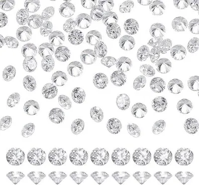 Produktbild von 2000 Stück klare kubische Zirkonia-Steine 1,5 mm, A-Klasse CZ-Strass-Cabochon mit spitzem Hintergrund für Ring oder Armband