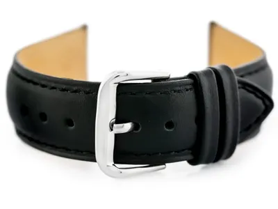 Immagine prodotto di Cintura in pelle per orologio W94 - Nero - 12 mm