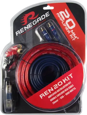 Produktbild von Renegade REN20KIT, RCA, Männlich, RCA, Männlich, 15,8 m, Schwarz, Blau, Rot