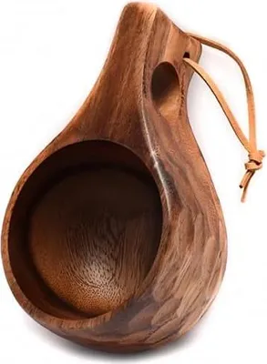 Produktbild von Holztasse Holztassen, Kuksa Holztasse Olivenholz, Holz Becher Outdoor Tragbar, Kuksa Tassen Holz für Wandern, Camping oder als Geschenk, Akazienholz