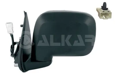 Produktbild von ALKAR 6125552 Außenspiegel Seitenspiegel Links für NISSAN TERRANO II (R20) Beheizt Konvex Elektrisch