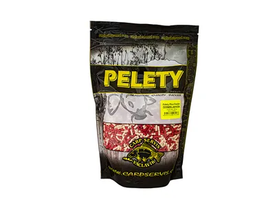 Obrázek produktu pro CSV Carp Servis Václavík pelety Fluo Feeder 700g Příchuť: Česnek-Jahoda