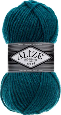 Produktbild von 100g Strickgarn Strickwolle Alize Superlana Maxi 25% Wolle, 100g, Farbwahl
