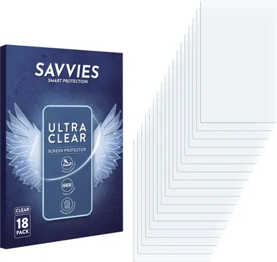 Produktbild von 18x Für Vmax VX2 Schutzfolie Savvies Displayschutz Display Schutz Folie Klar Transparent
