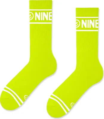 Produktbild von NINETIES Damen und Herren Socken Sportsocken Tennissocken 36-40, Limette