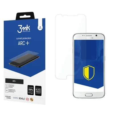 Produktbild von 3mk Display Schutzfolie ARC+ für Samsung Galaxy S6 0,17mm Self-Heal