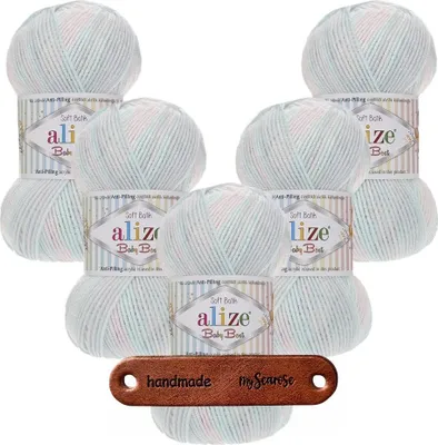 Produktbild von 5 x ALIZE Baby Best Batik 6623 mit Label