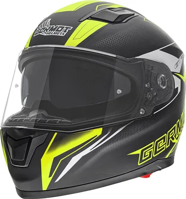 Produktbild von Germot Integralhelm GM 330 , Schwarz Gelb, M