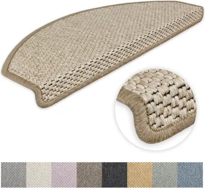 Produktbild von Stufenmatten Göteborg Halbrund Hellbraun 15 Stück