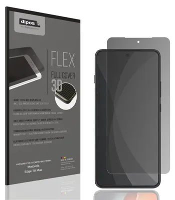 Produktbild von Full Cover Privacy Blickschutzfolie für Motorola Edge 70 Max Folie Anti-Shock
