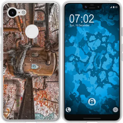 Produktbild von PhoneNatic Case kompatibel mit Google Pixel 3 XL Silikon-Hülle Urban M1