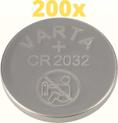Produktbild von 200x Varta Lithium 3V CR2032-P Bulk 3V/220mA lose CR 2032