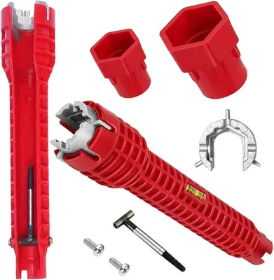 Produktbild von 8-in-1 Wasserhahnschlüssel für Sanitärinstallationen