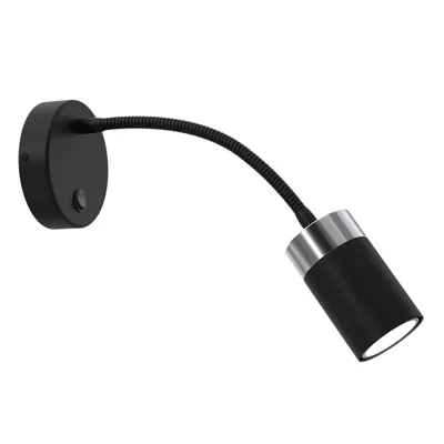 Image de Applique LED Milagro JOKER MLP8534 noir/chrome
