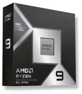 Obrázok produktu pre AMD Ryzen 9 9950X3D2 Dual Edition, AMD Ryzen™ 9, Pätica AM5, 4 nm, Box, AMD, 9950X3D2