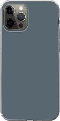 Produktbild von MuchoWow® Handyhülle Schutzhülle Hülle für Telefoonhoesje iPhone 13 Pro Farben - Blau - Innen Silikon Softcase Handy Hülle - Handy-Tasche