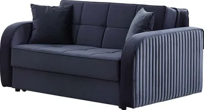 Produktbild von Schlafsofa Schlafcouch anthrazit 162 cm mit Bettkasten - FREDERICO - Die Möbelfundgrube
