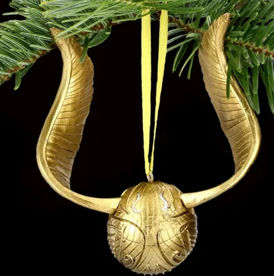 Produktbild von Christbaumschmuck - Harry Potter Goldener Schnatz