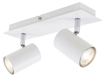Obrázek produktu pro Stropní svítidlo otočné bez 2xGU10 40W IP20 bílý kov Briloner